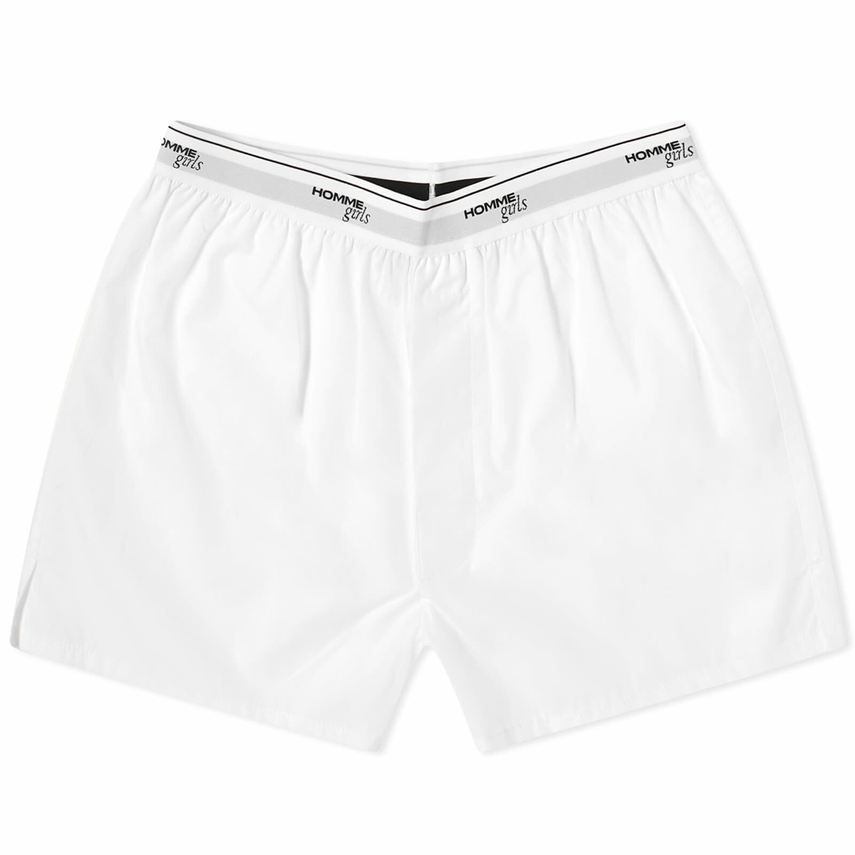 Photo: Hommegirls Women's Boxer Shorts in White