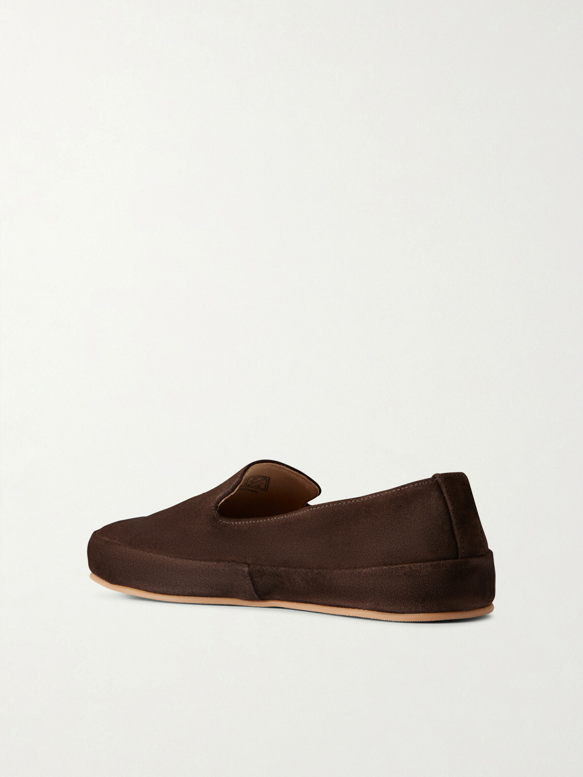 Mulo - Evening Suede Loafers - Brown