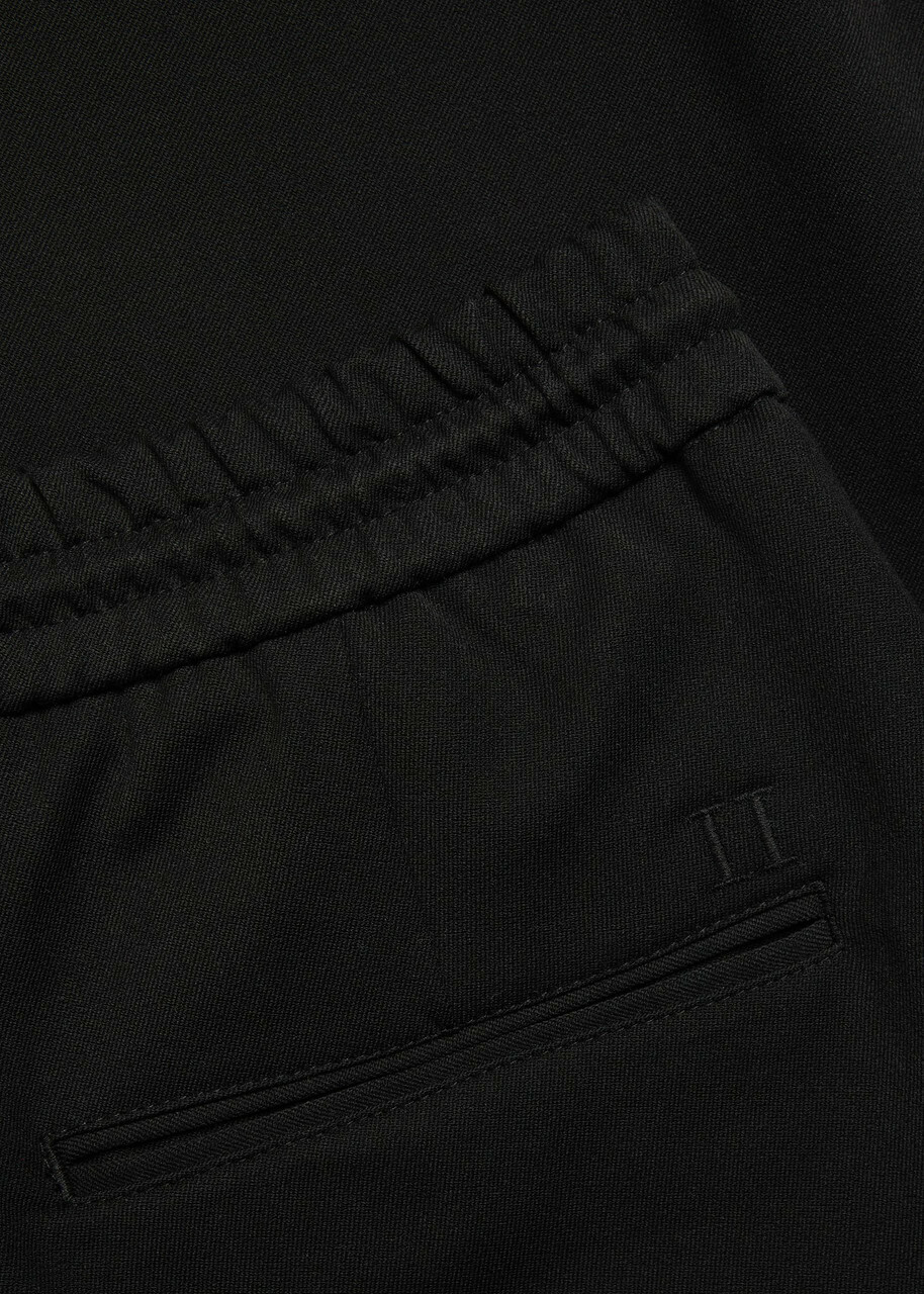 Les Deux Como Tapered-leg Trousers Black