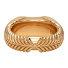 Emanuele Bicocchi Gold Flattened Ring