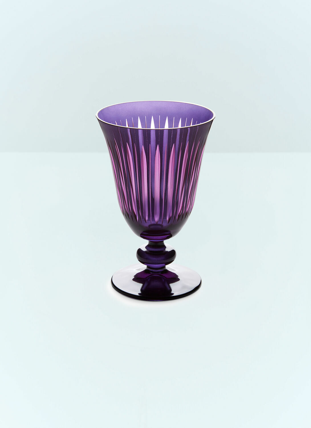 L'Objet Set Of Four Prism Wine Glasses