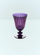 L'Objet Set Of Four Prism Wine Glasses
