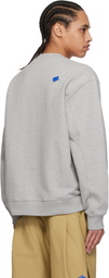 ADER error Gray Significant TRS Tag 01 Sweatshirt