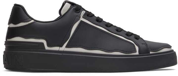 Photo: Balmain Black & White B-Court Sneakers