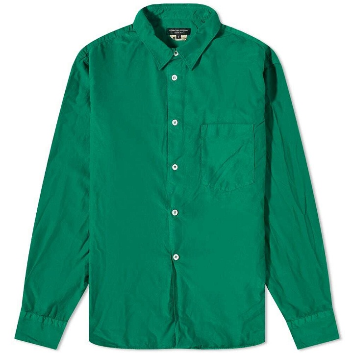 Photo: Comme des Garçons Homme Plus Men's Washed Shirt in Dark Green