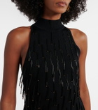 Galvan Embellished maxi dress