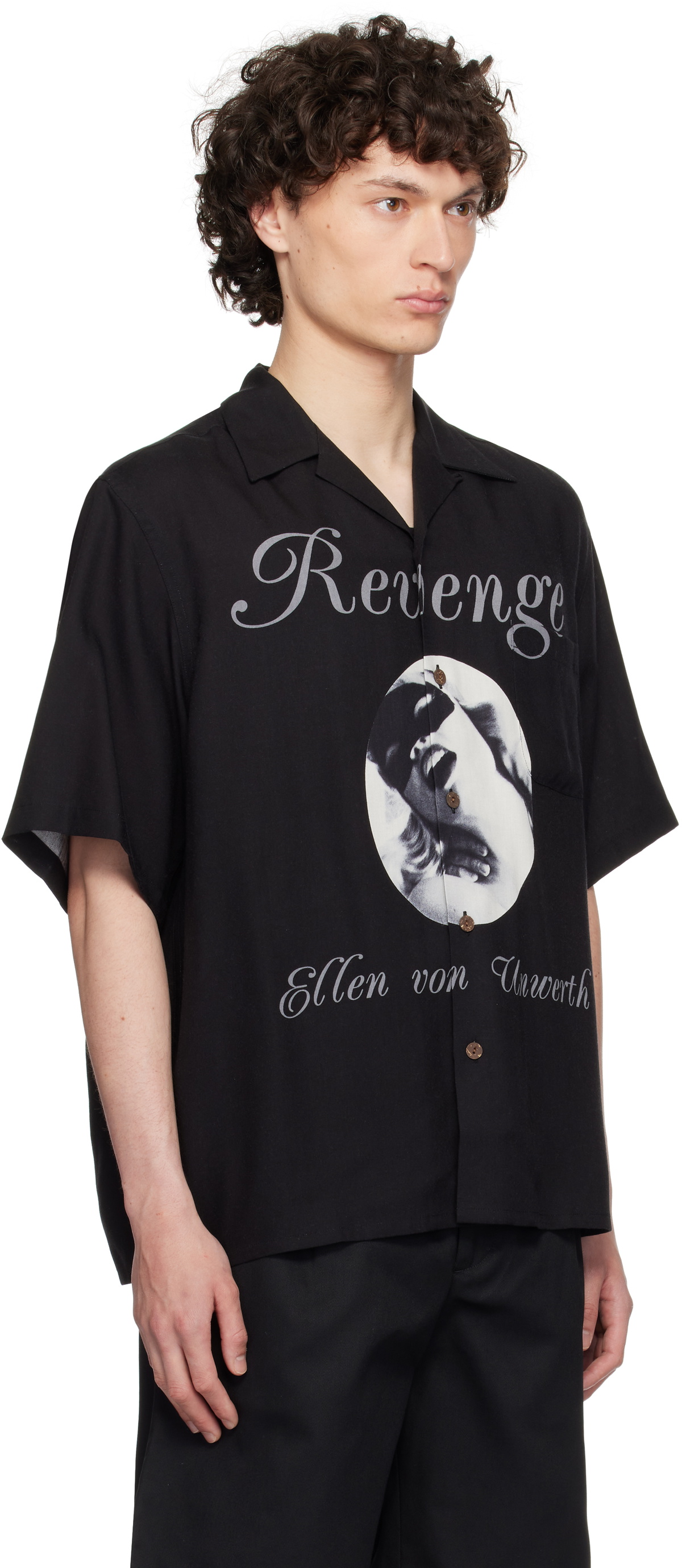 WACKO MARIA Black 'Ellen Von Unwerth' Shirt Wacko Maria