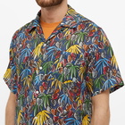 Drake's Men's Camp Collar Holiday Shirt in Leaves