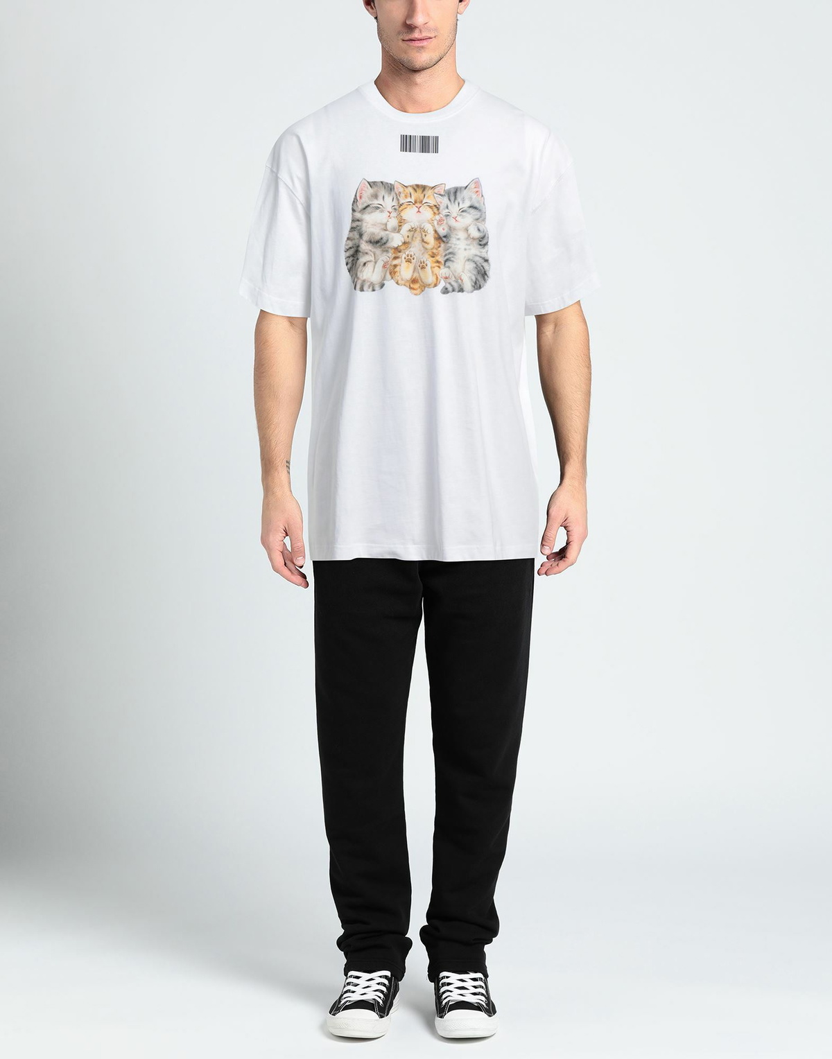 Vetements Mens T-shirt in White