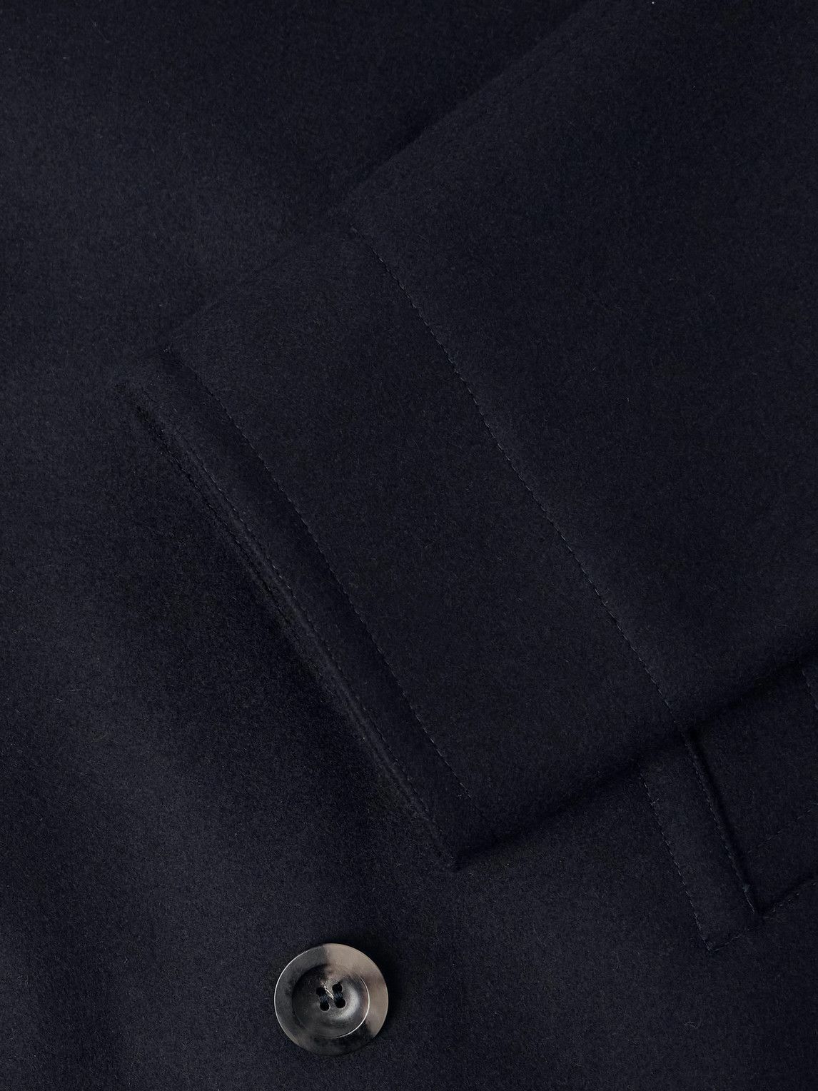 Private White V.C. - The Manchester Wool Peacoat - Blue