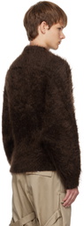 Mugler Brown Mohair Sweater