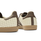 Adidas Women's Samba Og W Sneaker in Cream White/Earth Strata/Gold Met