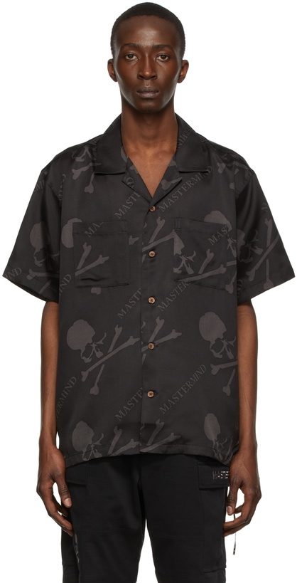 Photo: mastermind WORLD Black Silk Shirt