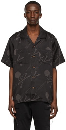 mastermind WORLD Black Silk Shirt