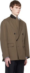 stein Taupe Oversized Double Breasted Blazer