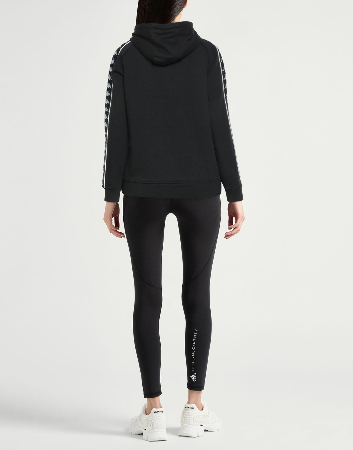 Kappa Womens Sweatshirt in Black
