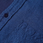 Blue Blue Japan Dyed Flannel Panel Shirt