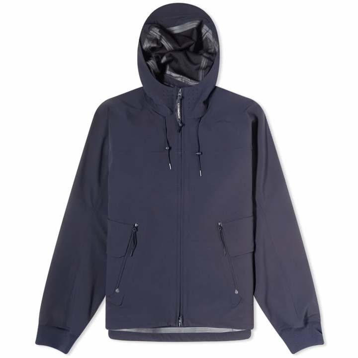 Photo: C.P. Company Men's Metroshell Hooded Jacket in Total Eclipse