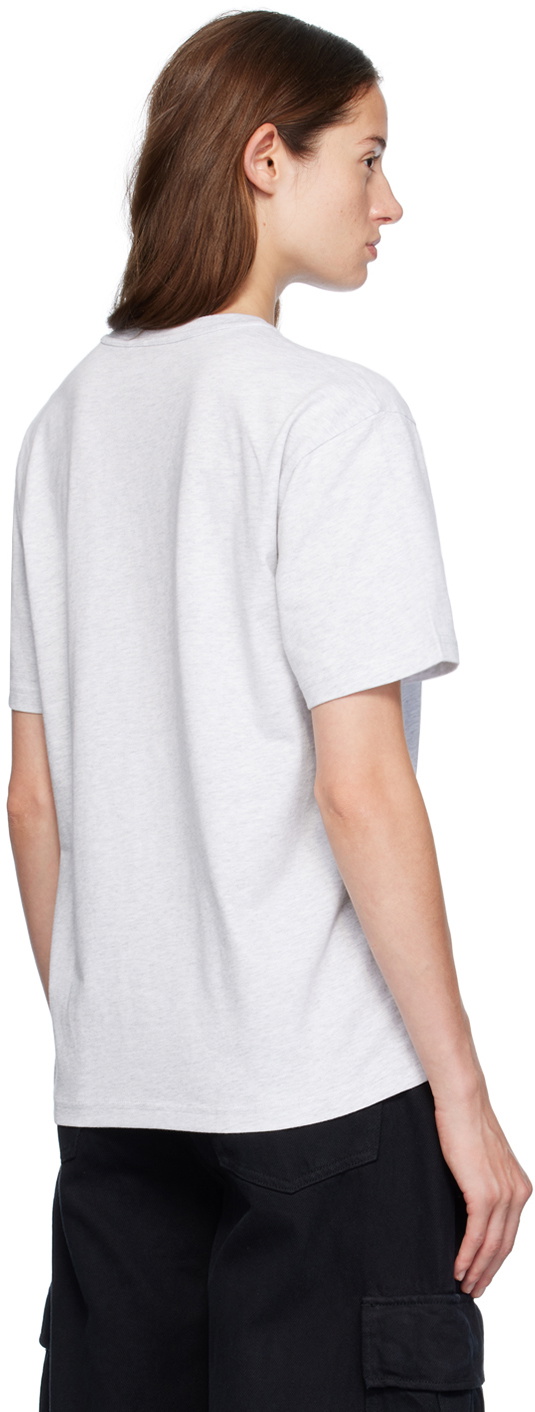 alexanderwang.t Gray Puff Logo T-shirt alexanderwang.t