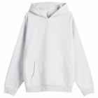 SKIMS Men's Fleece Lounge Relaxed Hoodie in Light Heather Grey