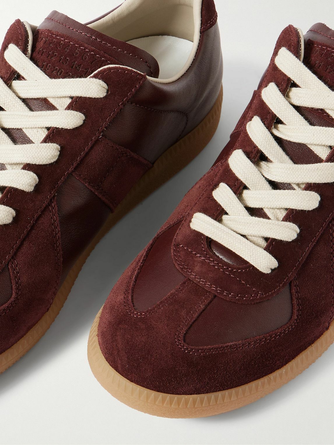 Maison Margiela - Replica Leather and Suede Sneakers