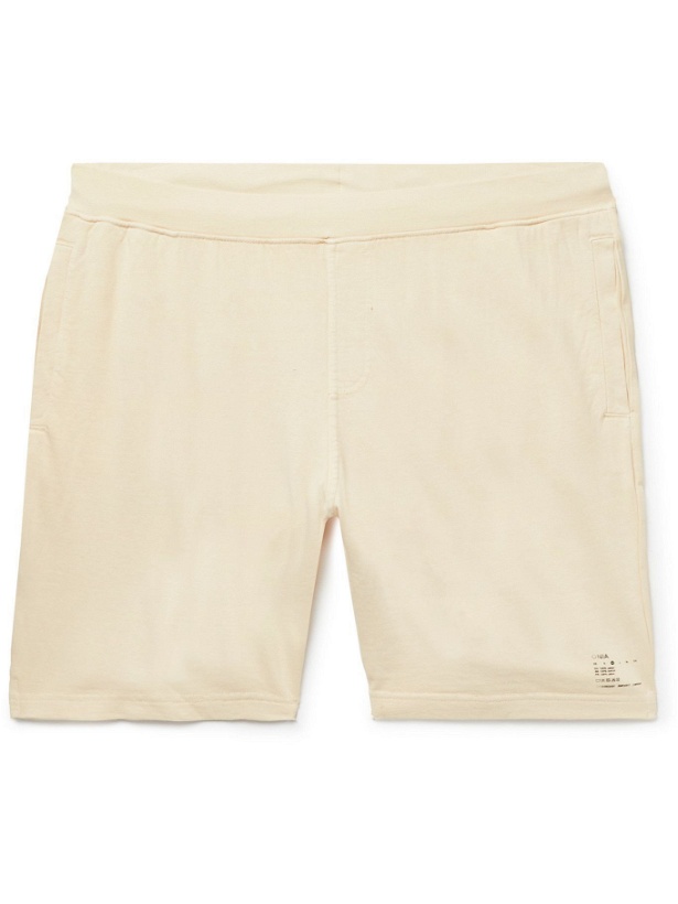 Photo: Onia - Garment-Dyed Cotton-Jersey Shorts - Neutrals