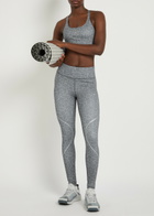 Adidas X Stella Mccartney Printed Stretch-jersey Leggings Grey