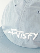 Satisfy - Logo-Embroidered FliteSilk™ Cap - Blue