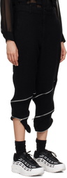 Black Comme des Garçons Black Tweed Trousers