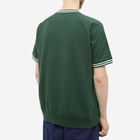 Beams Plus Men's Emblem Short Sleeve Sweat in D Arkgreen