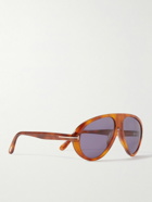 TOM FORD - Aviator-Style Tortoiseshell Acetate Sunglasses