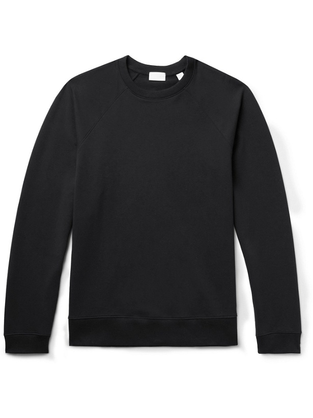 Photo: HANDVAERK - Flex Stretch Pima Cotton-Jersey Sweatshirt - Black - M
