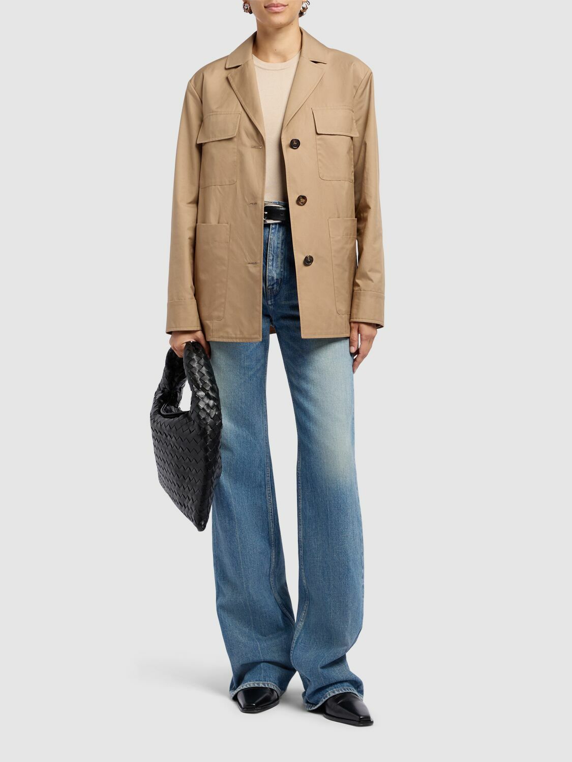 ＜GIULIA＞'S Max Mara コットンツイルジャケット S MAX MARA Giulia Twill Belted Jacket S Max Mara