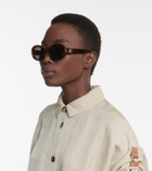 Celine Eyewear Triomphe 01 oval sunglasses