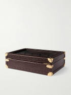 Rapport London - 10-Piece Croc-Effect Leather Watch Box