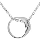 Maison Margiela Silver Ring Necklace