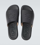 Loewe Paula's Ibiza Flex Anagram leather slides