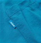 AFFIX - Logo-Print Cotton-Jersey T-Shirt - Blue
