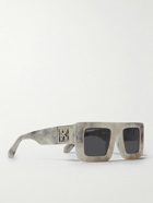 Off-White - Leonardo Square-Frame Acetate Sunglasses