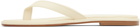 Aeyde Off-White Melody Leather Thong Sandals