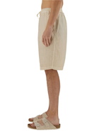 120% Lino Shorts With Drawstring