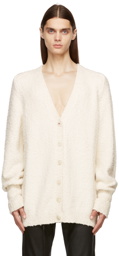 Maison Margiela Off-White Oversized Cardigan