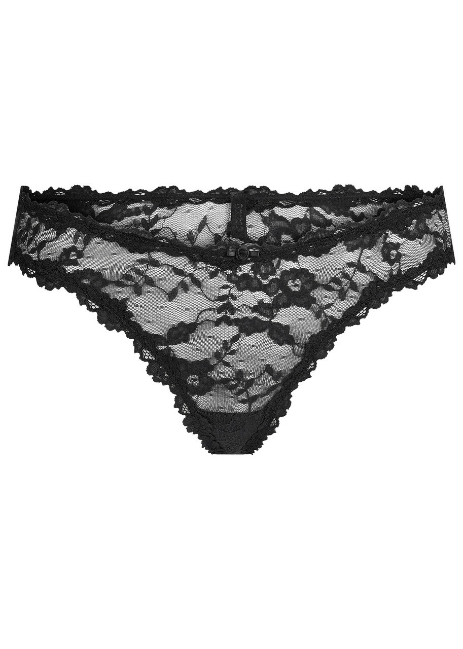 Skims Stretch-lace Dipped Thong