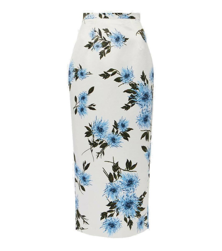 Photo: Emilia Wickstead Lorelei floral midi skirt