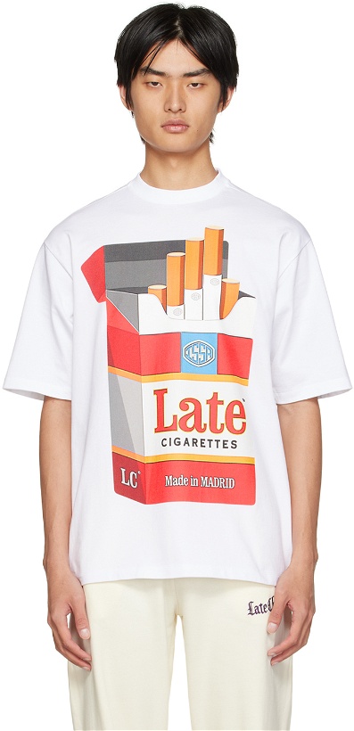 Photo: Late Checkout White Tobacco T-Shirt