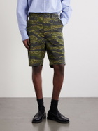 OrSlow - U.S. Army Fatigue Printed Straight-Leg Rip-Stop Cotton Shorts - Green