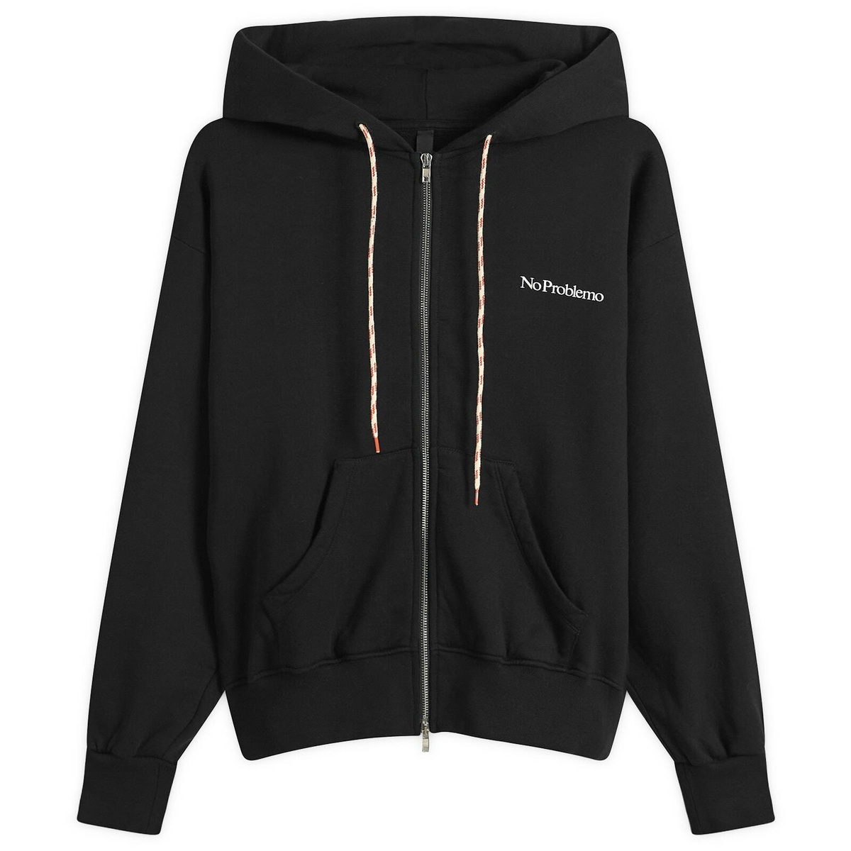 No Problemo Men's Mini Problemo Zip Hoodie in Black
