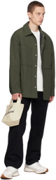 Maison Kitsuné Khaki Padded Jacket