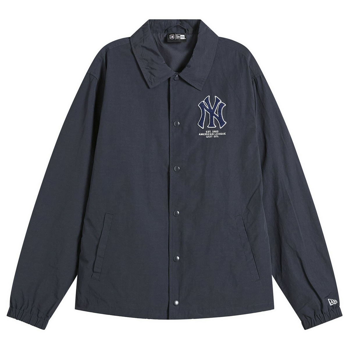 New Era Men's MLB New York Yankies Coaches Jacket in Navy