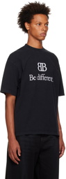 Balenciaga Black 'Be Different' T-Shirt